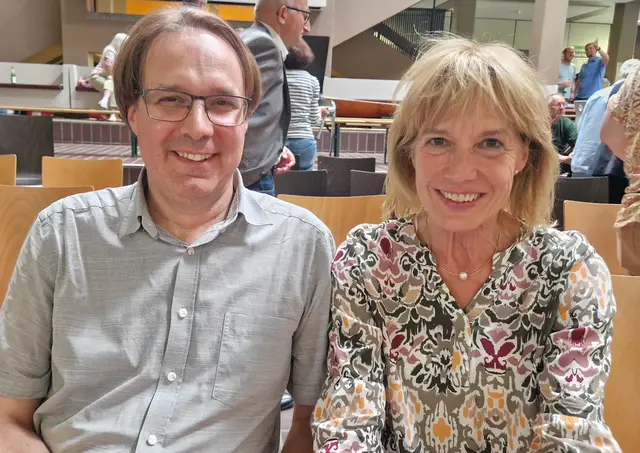 Verlassen das HGE: Friso Neumann tritt eine Stelle als Schulleiter an, Christel Nicklas-Garbe geht in den Ruhestand. | Foto: Ines Leitz