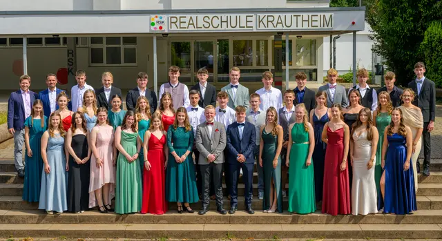 Abschluss-Schüler der Realschule Krautheim | Foto: privat