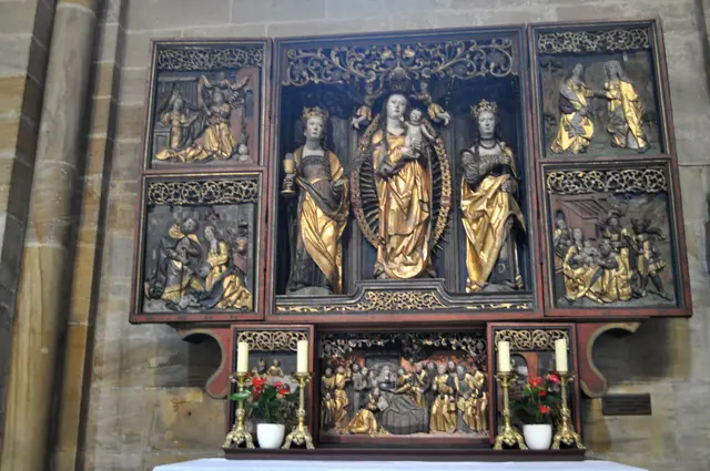 Kirchgattendorfer Altar. Spätgotischer Marienaltar. | Foto: Daniela Somers