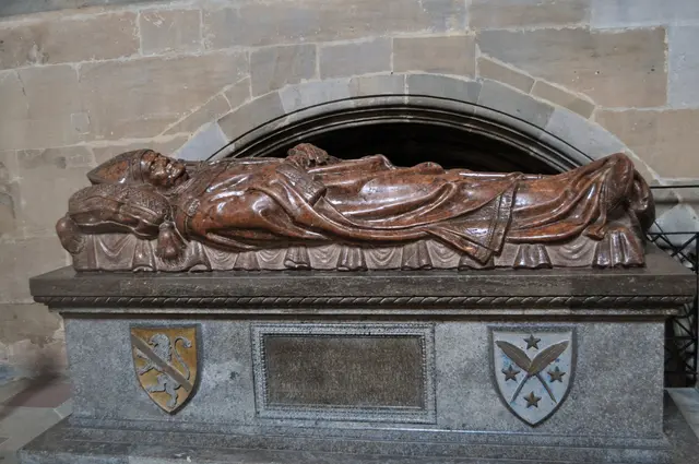 Grabtumba des Erzbischofs Friedrich von Schreiber. Joseph Friedrich Schreiber wurde 1875 zum Ritter Friedrich von Schreiber. 1875 bis 1890 Erzbischof von Bamberg. | Foto: Daniela Somers