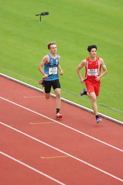 Schlussläufer Janis Hönig gibt alles | Foto: Eigenes Bild