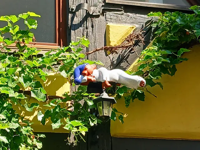 Eine Schlafmütze über einem Eingang.  | Foto: sigischlottke