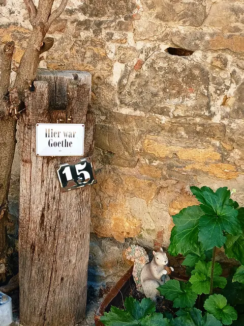 Nicht nur Schiller war hier.....😃. | Foto: sigischlottke