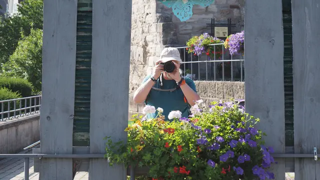 Niemand entkommt der Kamera  - auch der Fotograf nicht 😀. | Foto: Rainer Göser 
