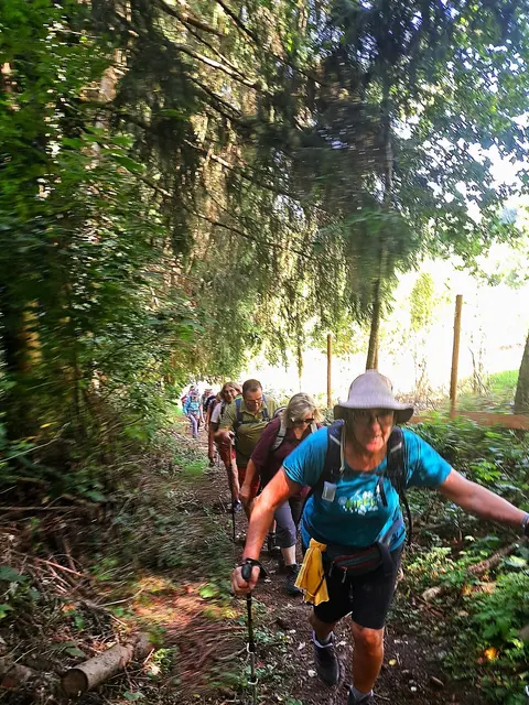 Zum Ende der Tour nochmals ein letzter heftiger Anstieg hoch nach Mainhardt. | Foto: Isolde Reitz