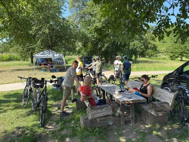 Pause der Radlertruppe | Foto: E. Rosendorf