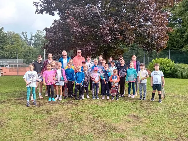 Neuer Nachwuchs für den TC Bad Friedrichshall auf der Tennisanlage im Kocherwald | Foto: Verein