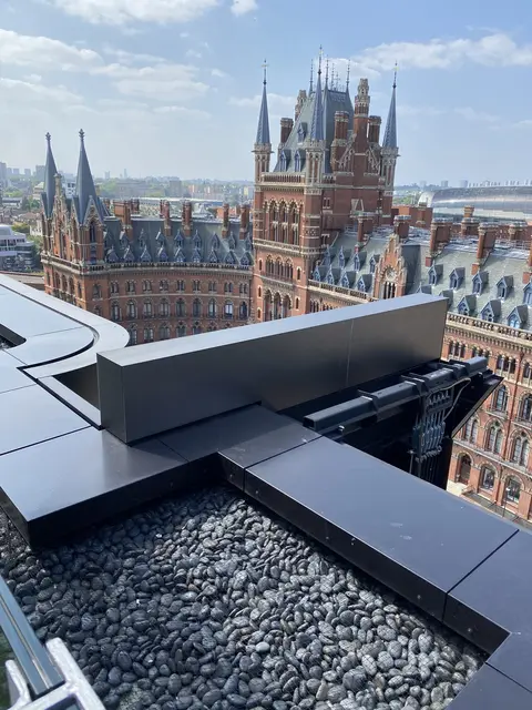 St. Pancras von oben | Foto: Urheberrechte für alle Fotos: Freie Schule Anne-Sophie Künzelsau