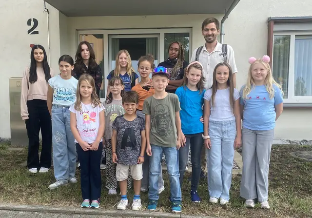 Klassenübergreifende Projekttage der Hellbergschule: Besuch beim ASB in Eppingen. | Foto: ASB Region Heilbronn-Franken
