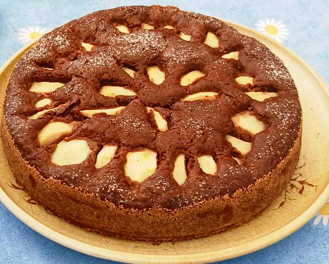 Birnenkuchen "Birne Helene" - saftig,  schokoladig, schnell gemacht und total lecker.   | Foto: sigischlottke