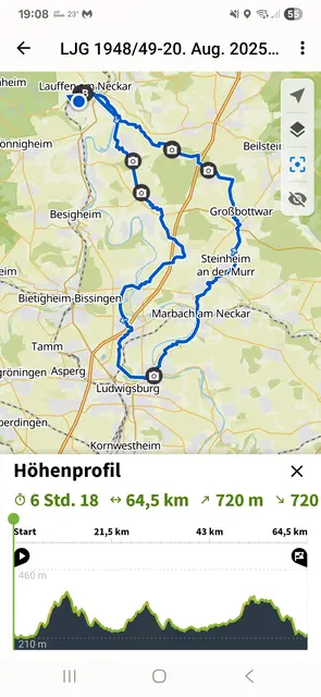 Unsere Tour im Überblick | Foto: E. Rosendorf