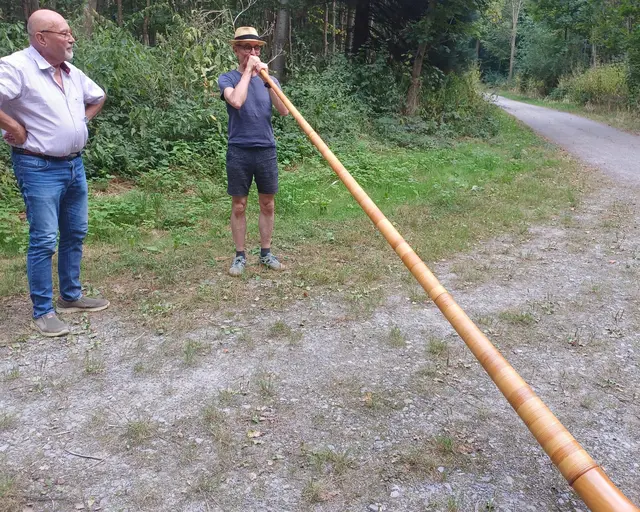 Zum Abschluss bekamen wir ein Ständchen von einem Profi | Foto: E. Rosendorf