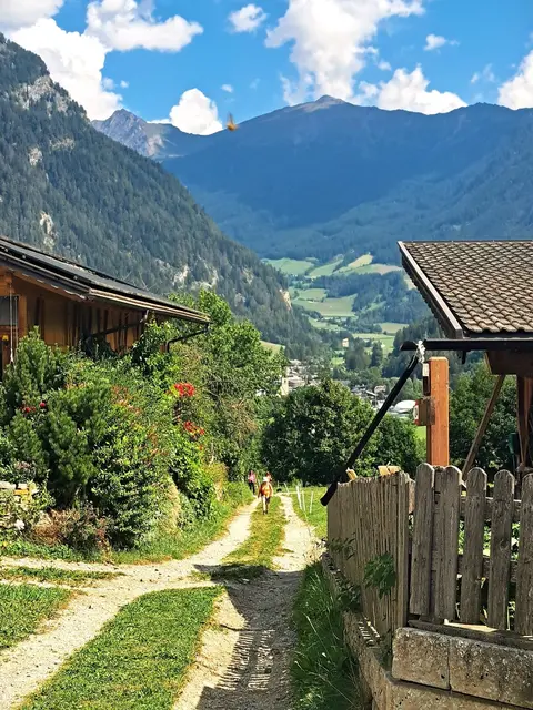 Ein letzter Anstieg hoch nach Sterzing - mit Blick zurück ins Pfitschtal. | Foto: Isolde Reitz