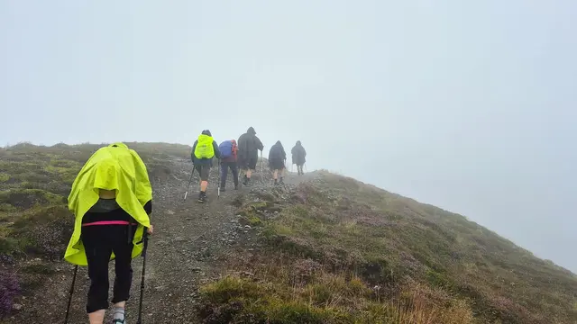 Langsam kam der Regen auf! | Foto: Isolde Reitz