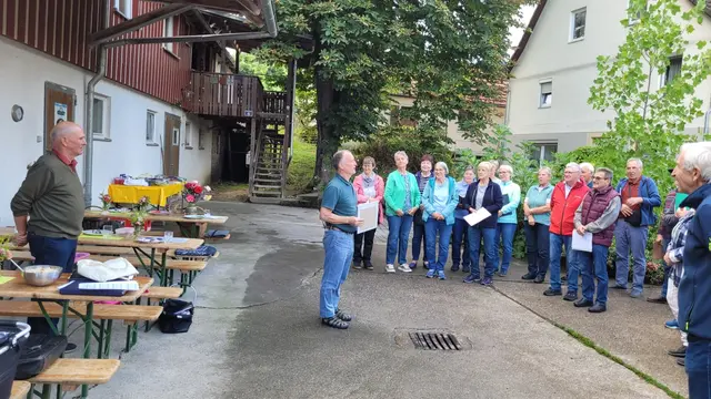 Werner Bortt, Gastgeber und Helmut Endreß, Vorsitzender | Foto: Harald Specht