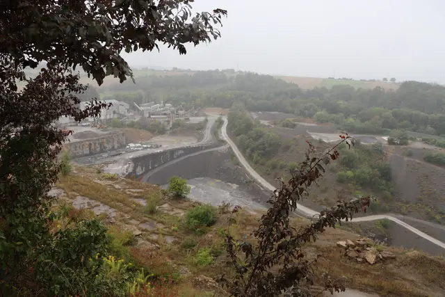 Blick auf den Steinbruch bei Ilsfeld | Foto: Marga Specht