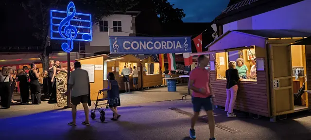 Stand des MGV Concordia auf dem Ganzhornfest 2024 | Foto: Verein