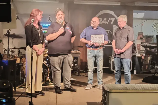 v. l. Susett Bünger, Thomas Ballmann, Marco Schönberger u. Michael Marek | Foto: TuG Neipperg