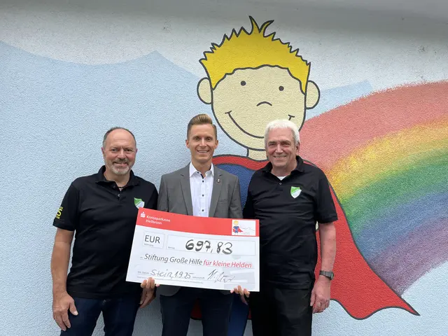 Bild: von links: Harald Pezzi, Jonas Banar und Robert Rückert  | Foto: Quelle: Stiftung