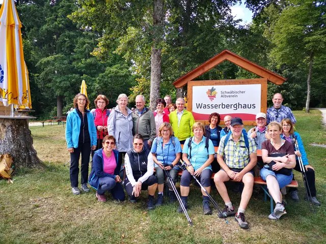 Gruppenbild beim Wasserberghaus | Foto: Jürgen Pachwald
