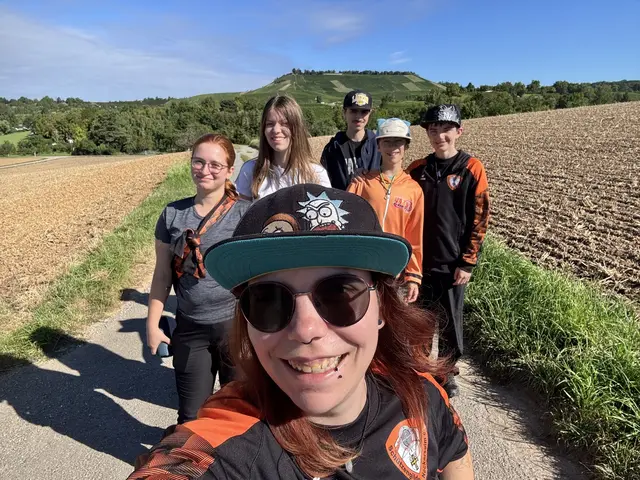 Spaziergang mit der neuen Jugendleiterin Rebecca Nier. | Foto: Schützengilde Neckarsulm e.V. 
