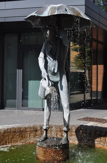 Der Hamballe-Brunnen. Aber dazu habe ich ja auch schon einen Beitrag eingestellt. | Foto: Daniela Somers