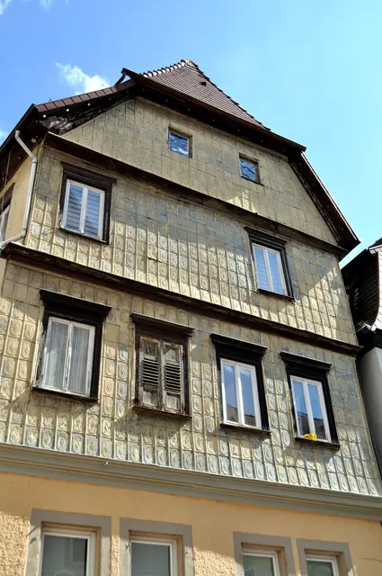 Ehemals eine Kürschnerei. Erbaut um 1500. Sehr außergewöhnlich finde ich die Verkleidung. | Foto: Daniela Somers