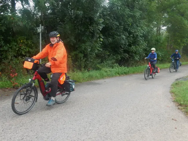 ab hier finf es an zu Regnen, die Stimmung war aber dennoch gut | Foto: E. Rosendorf