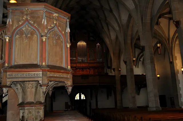 Die prachtvolle Kanzel. | Foto: Daniela Somers