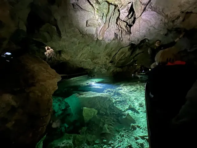 Rechts sieht man das Boot - die Fährfrau bringt es sicher durch die Engstellen.  | Foto: Ulrich Buckenmayer 