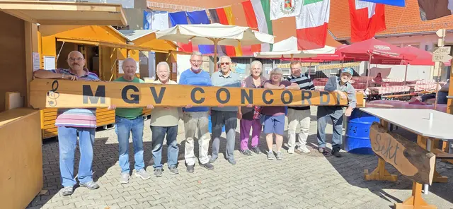 Aufbauteam 2025 des MGV Concordia | Foto: Verein