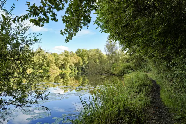 Idyllisch führt der Weg außen entlang | Foto: Ulrich Seidel