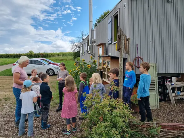 Beim Ferienprogramm der Apis &amp; Hoffnungsland Brackenheim erlebten die Kinder auf dem Gelände des Naturkindergartens Hoffnungsland ein spannendes Programm samt einer Schatzsuche. | Foto: Jochen Baral