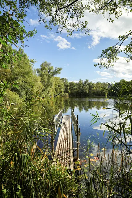 kleiner Steg am mittleren See | Foto: Ulrich Seidel