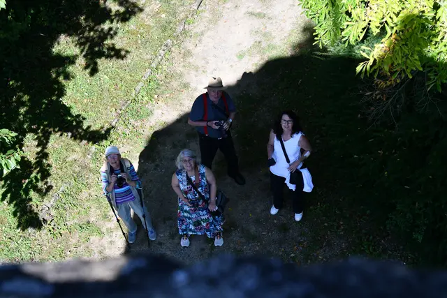 ...oben angekommen, ein Blick nach unten. | Foto: JuKo