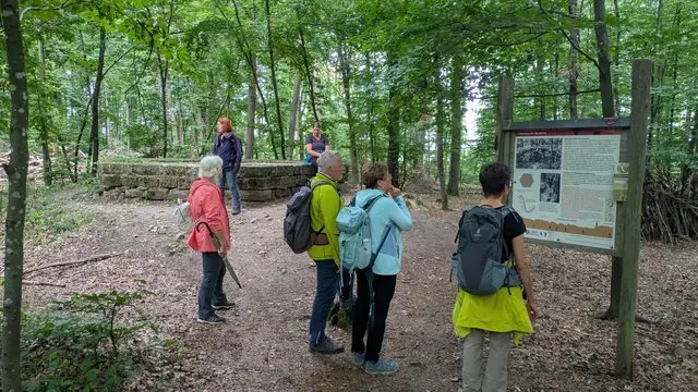 Am Sechseckturm, einem Wachturm am Limesblick | Foto: Alverein Weinsberg