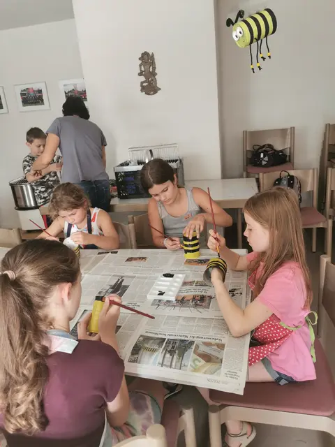 malen macht Spaß | Foto: Landfrauen Grantschen