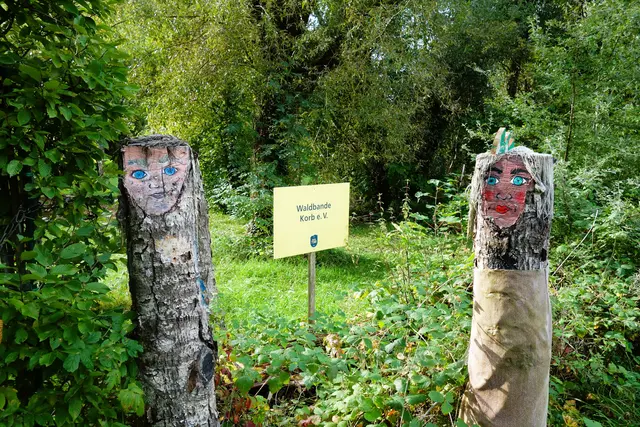Auch der Waldkindergarten beteiligt sich bei der Skulpturenausstellung. | Foto: Isolde Reitz