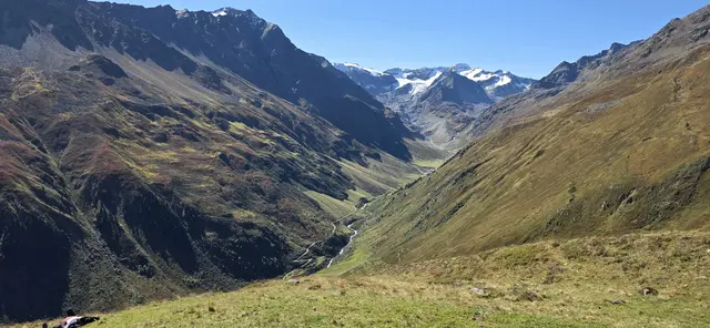Blick auf den Pitztaler Gletscher von der Rifflseehütte aus. | Foto: privat Sibylle und Robert Tröber