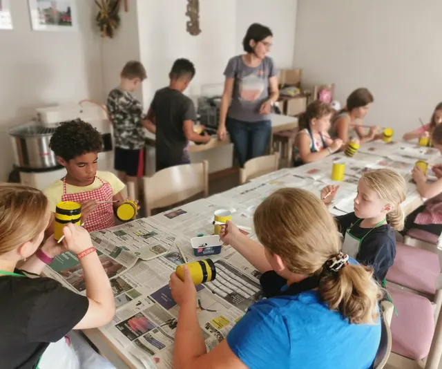 malen macht Spaß | Foto: Landfrauen Grantschen