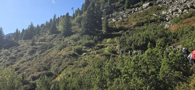 Unterwegs auf dem Panaromaweg hinauf zum Rifflsee. | Foto: privat Sibylle und Robert Tröber