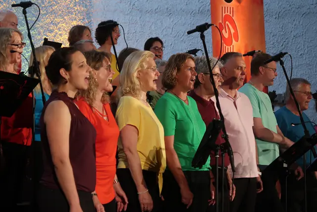 Der Scouts-Chor beim Jahreskonzert in der St. Johannes-Kirche | Foto: Erika Polonio