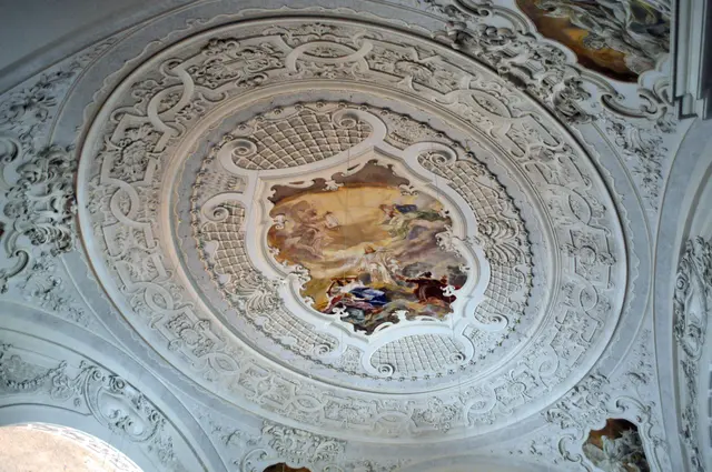 Das Deckenfresko. | Foto: Daniela Somers