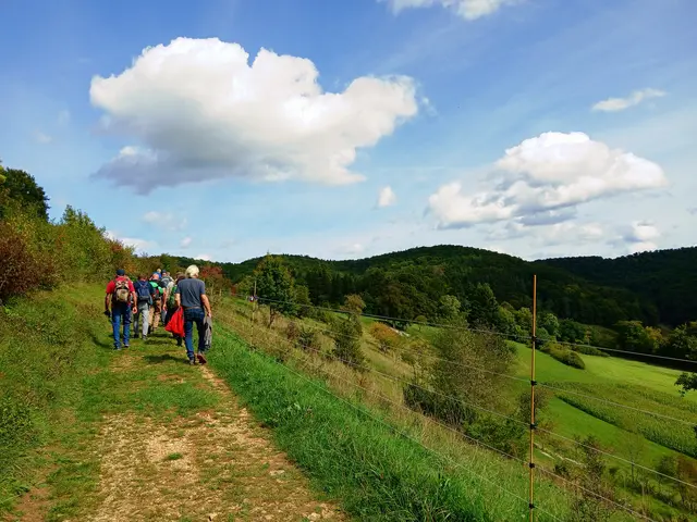 Gestärkt machen wir uns auf den Weiterweg, über Wald und Flur,  teilweise wieder mit schönen Ausblicken. | Foto: sigischlottke
