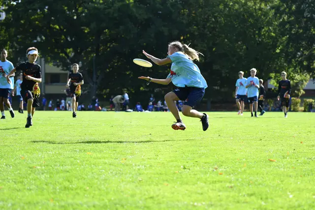 Scheibengewinn in vollem Lauf. | Foto: TV Bad Rappenau