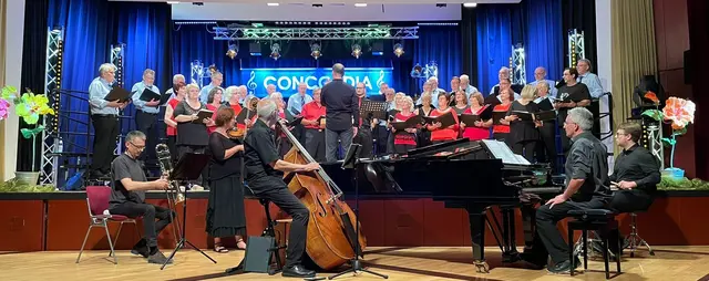 Männerchor und Sing`n Fun beim Konzert 2023 | Foto: Verein