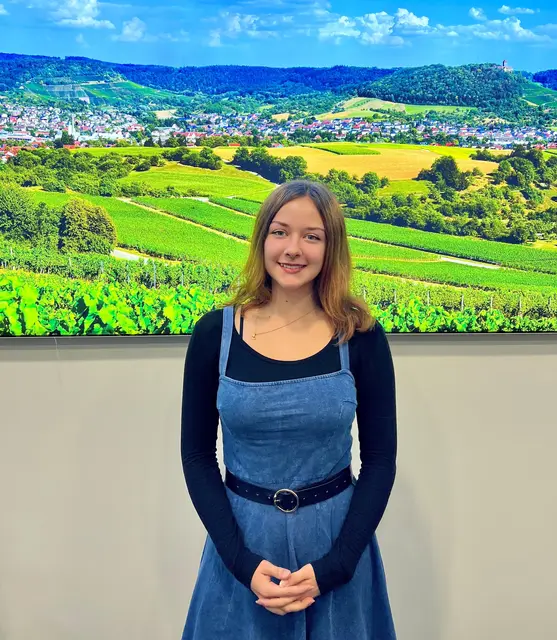 Unsere neue Auszubildende: Joyce Hagenbucher. | Foto: Gemeinde Oberstenfeld 