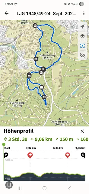 die Tour im Blick | Foto: E. Rosendorf