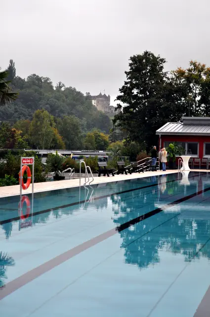 Schwimmen mit Blick auf die Burg. Das hat auch nicht jeder. | Foto: Daniela Somers