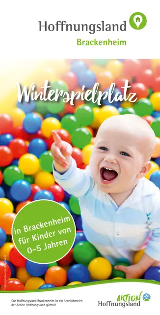 Der Winter-Indoor-Spielplatz Brackenheim für Kinder von null bis fünf Jahren in Begleitung eines Erwachsenen bzw. der Eltern startet wieder an jedem 2. Mittwoch im Monat (Oktober - März).  | Foto: Apis &amp; Hoffnungsland Brackenheim